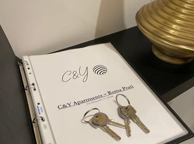 아파트 C&y - Prati -luxury Double With Kitchen-10 Min Walking From Vatican 로마